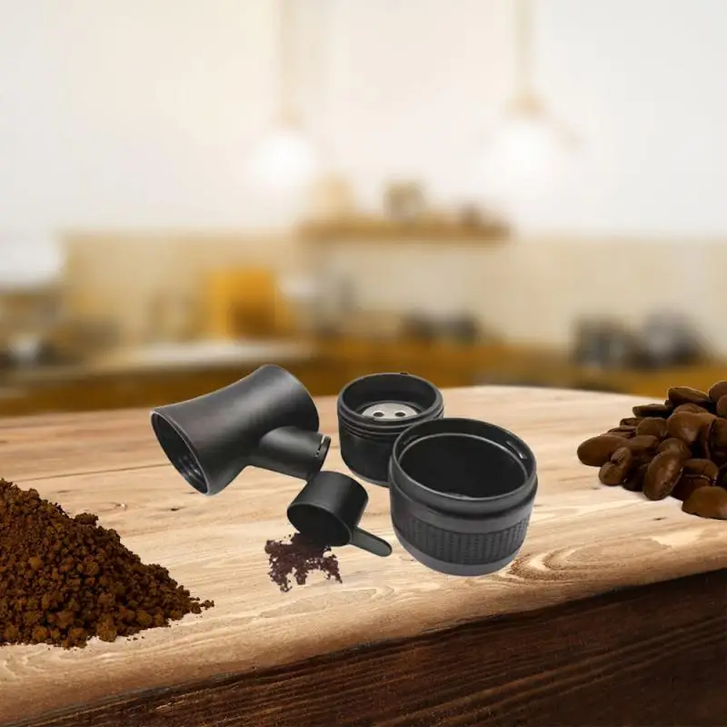 Портативная кофемашина для эспрессо ручной прибор приготовления машины