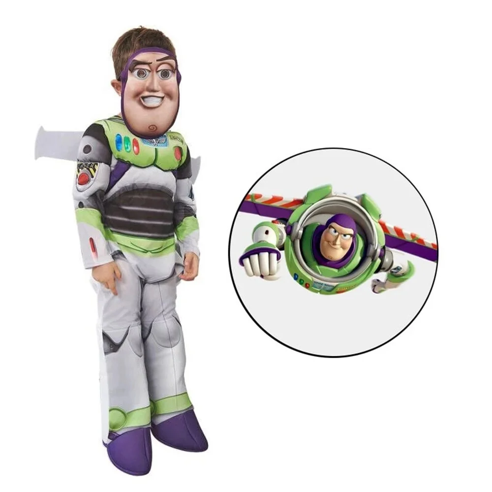 Buzz Lightyear Costume Kids Halloween Costume for Children Carnival Party Clothing