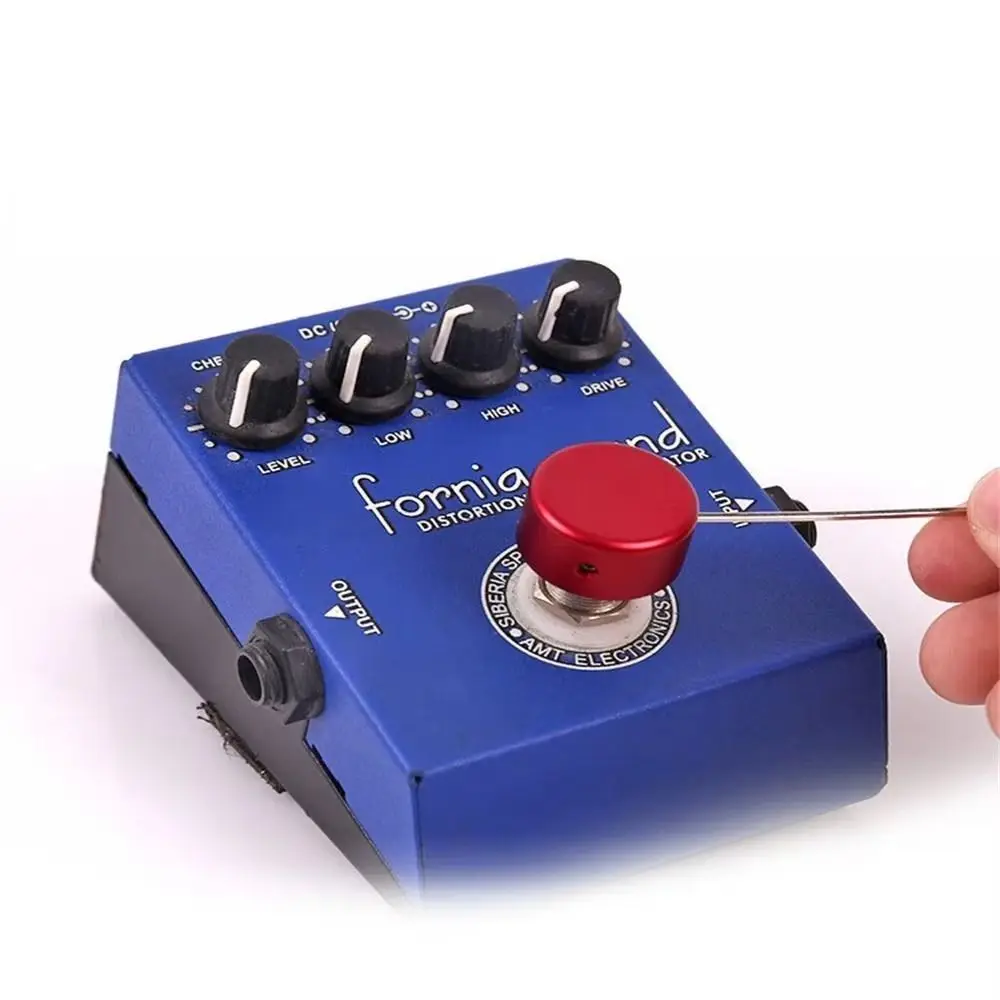 Педаль для гитарных эффектов из алюминиевого сплава верхний переключатель ручка