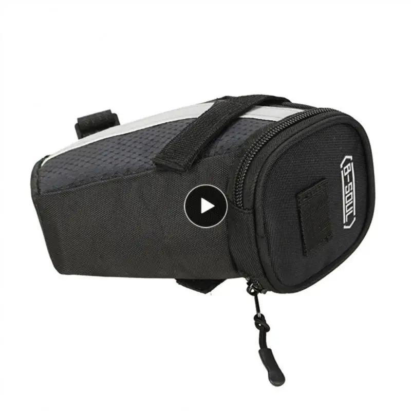 

Simple Saddle Bag Professional Rear Seat Bags Durable Portable Mtb Bike Saddle Bag Bicycle Accessories B-soul Bicycle Tail Bag