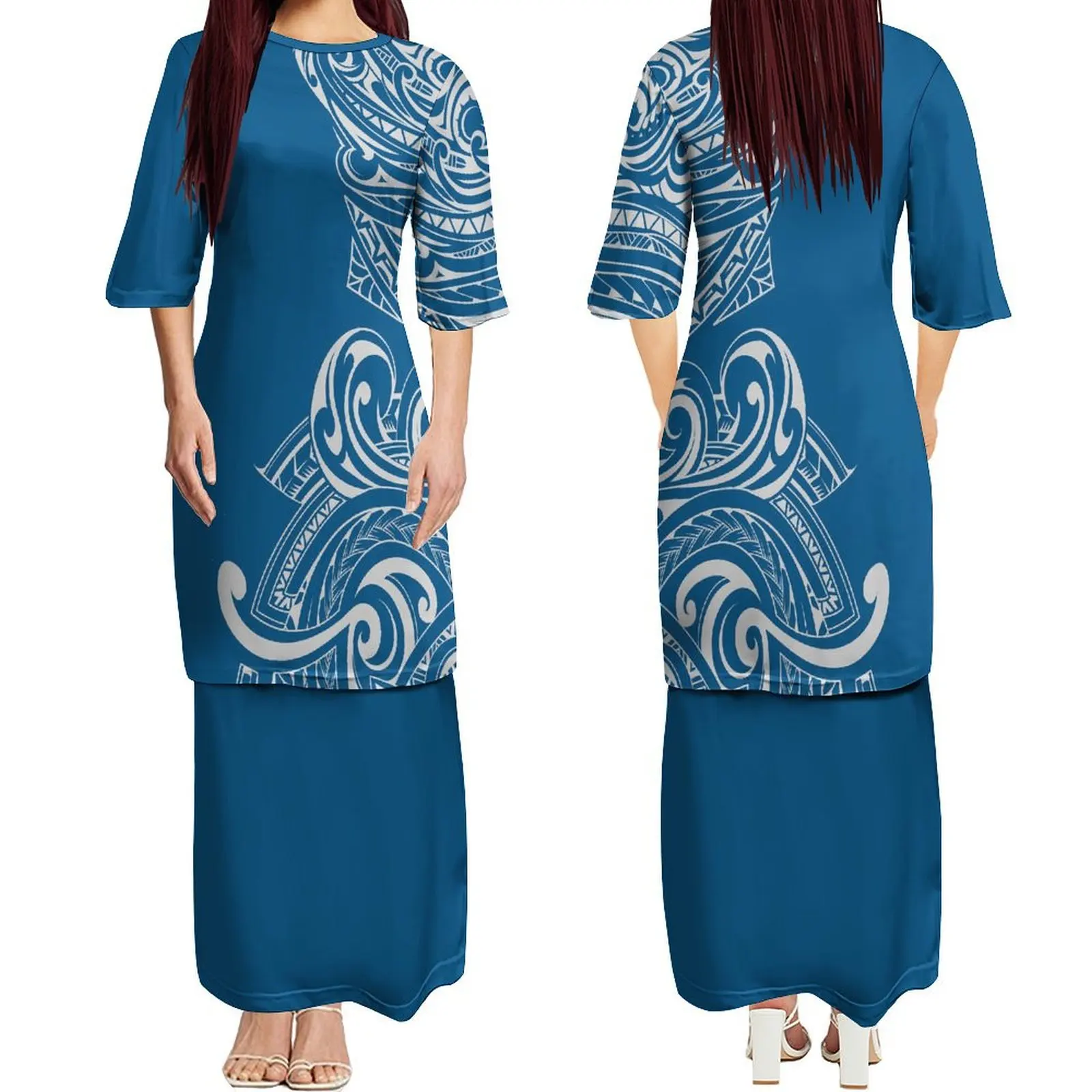 Высококачественное полинезийское женское стандартное Гавайское племя платье с