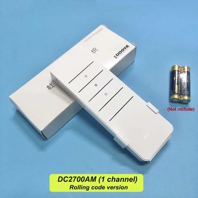 Фото Пульт дистанционного управления Dooya DC2700/DC2760/DC2702 с подвижным/фиксированным кодом 1/2/15 каналов для электрического трубчатого двигателя Dooya RF433 №4