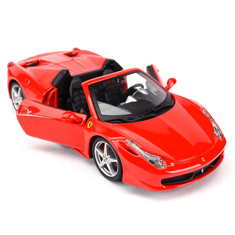 1:24 Ferraris 458 паук трансформируемая модель спортивного автомобиля из сплава