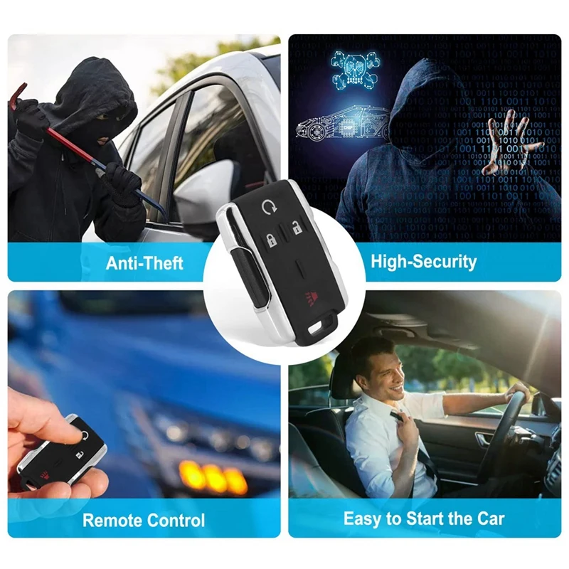 Брелок без ключа для Chevy Silverado GMC Sierra 1500 2500 3500 2500HD 3500HD Колорадо Каньон M3N32337100