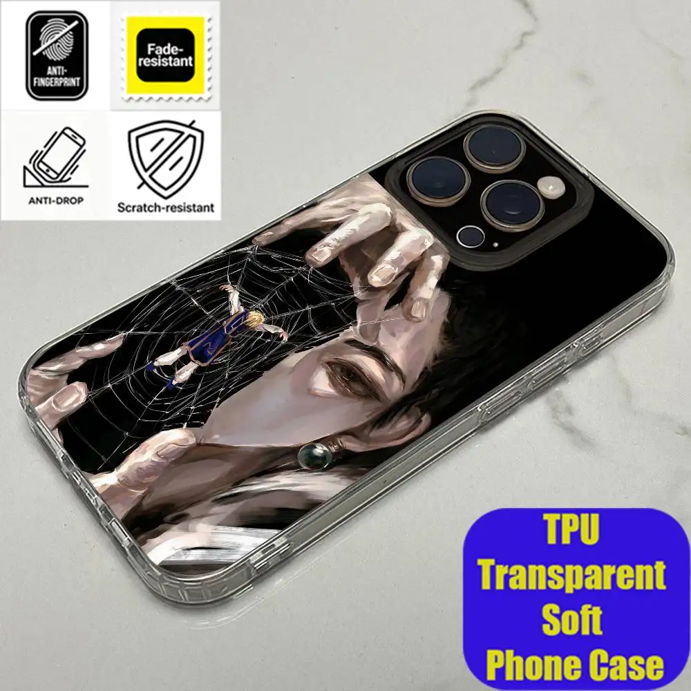 Чехол для телефона Hunter Kurapika Kurta HXH для iPhone 15, 16, 11, 14, 13, 17, 12, Air, Mini, Pro, Max, Plus, E, прозрачный силиконовый чехол DIY (art.: 3920dbcab06d8) - 3920dbcab06d8