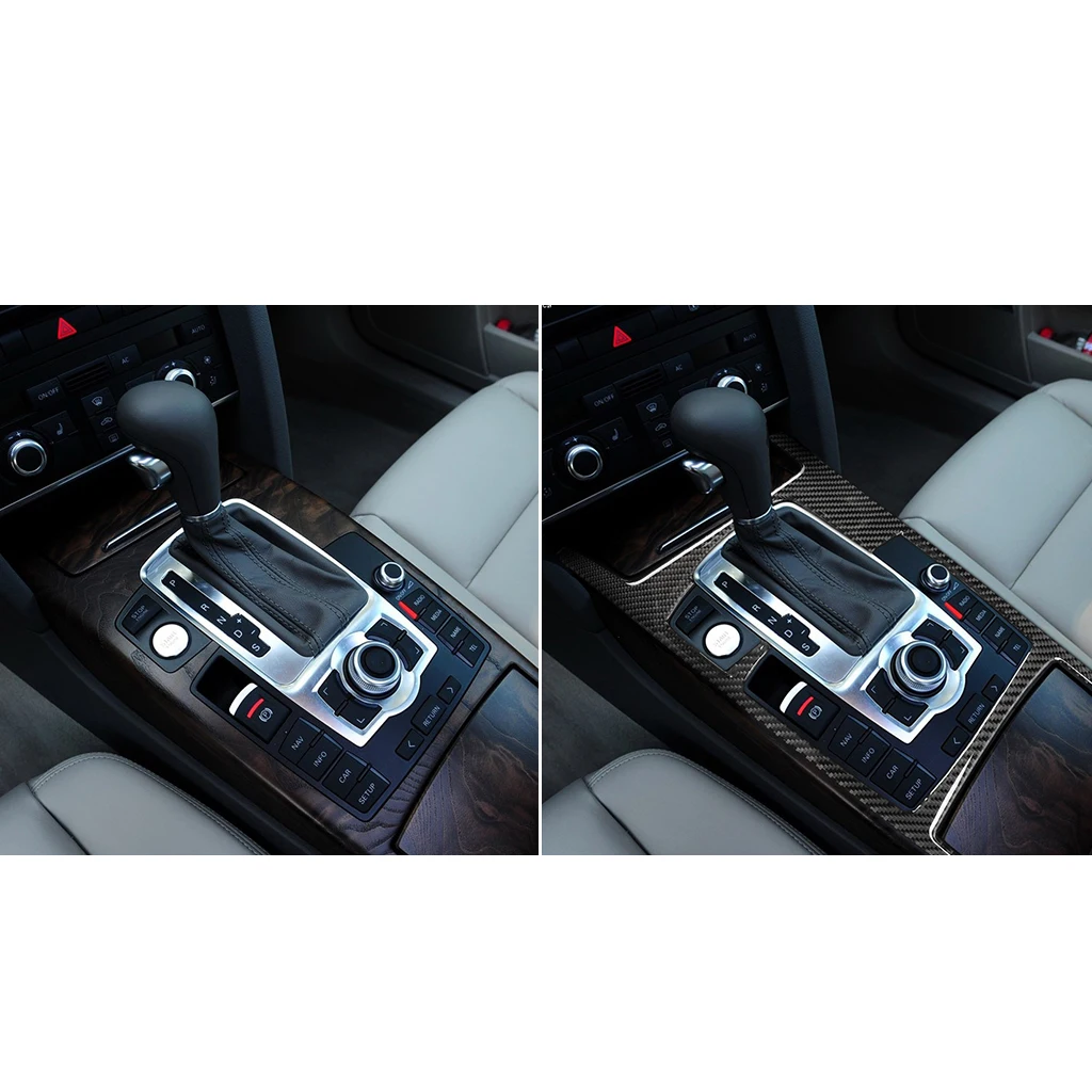 Автомобильные аксессуары для Audi A6 S6 C6 2005-2011 боковая панель переключения передач