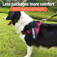 pet traction strap dog collar traction rope pet vest type traction harnesses breathable leisure leash pet supplies dog leads