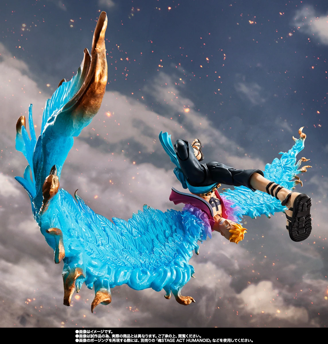 Фото В наличии: Фигурка BANDAI SHFiguarts One Piece Marineford Marco, аниме-модель, коллекционная игрушка №5