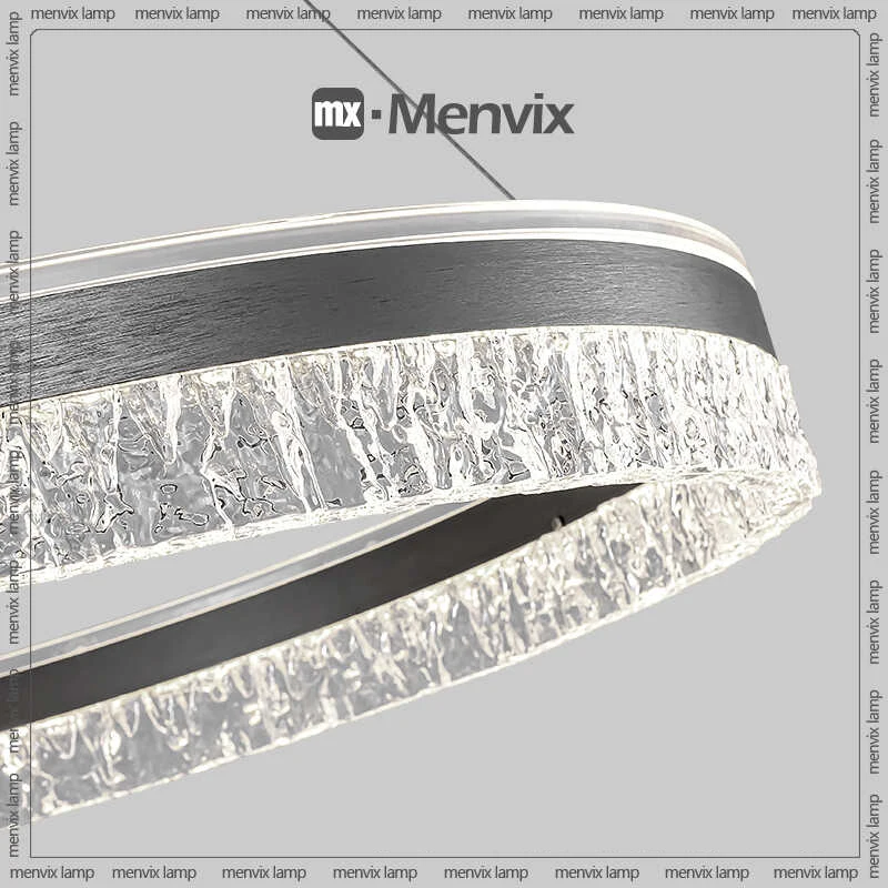 Современные кольцевые Светодиодные хрустальные потолочные люстры освещение для