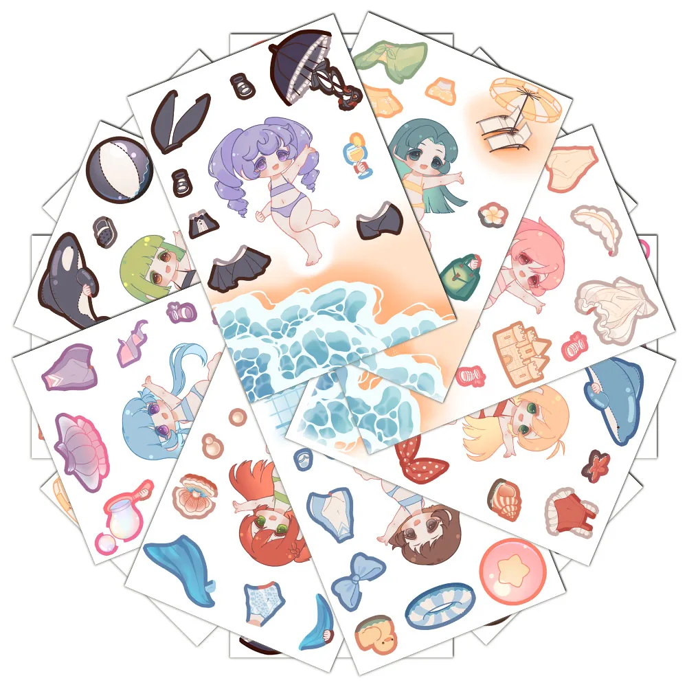 8 шт. водонепроницаемые наклейки для ноутбука и багажа