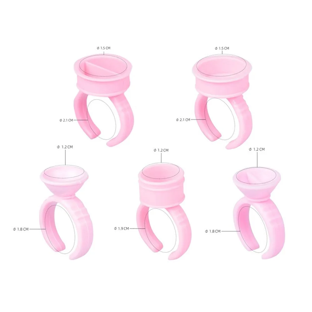

100Pcs Disposable Caps Microblading Pink Ring Tattoo Ink Cup For Tattoo Needle Supplies Accessorie Makeup Tattoo Tools