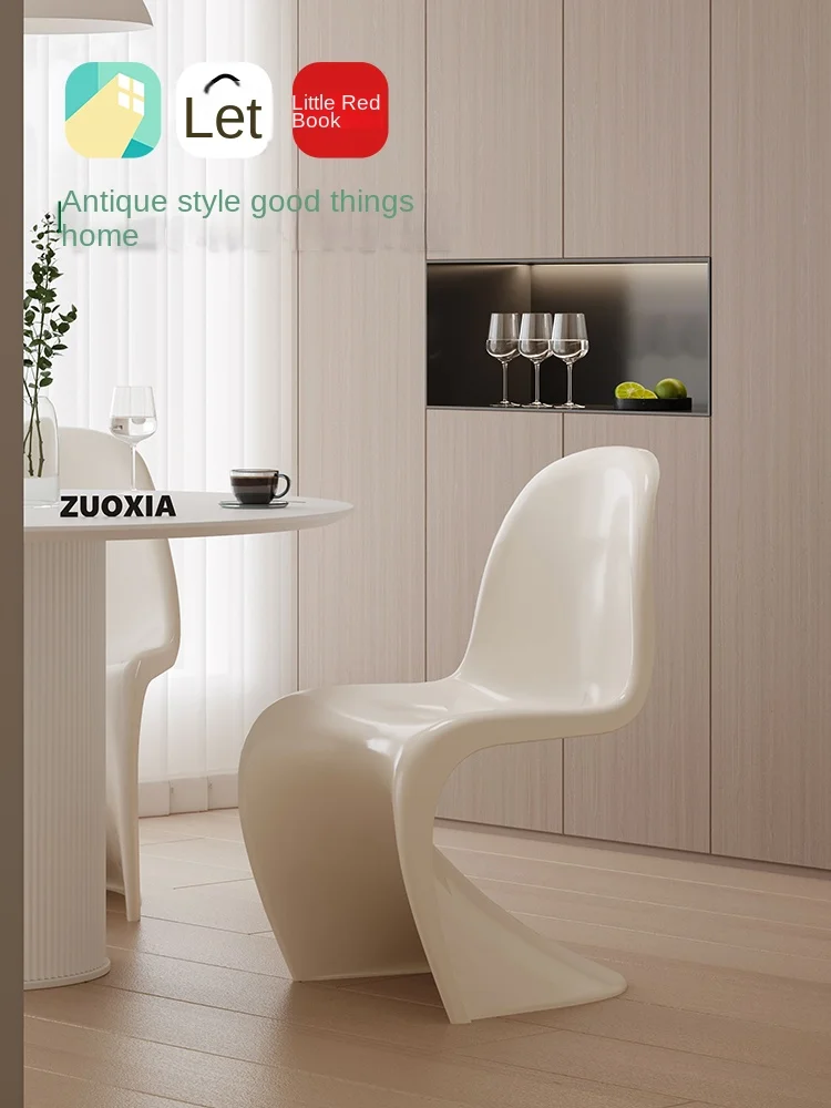 

Xl Acrylic Dining Chair Plastic Designer Pan Dong Chair Household Transparent Backrest Chair