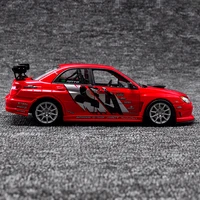 124 subaru impreza performance alloy racing car model diecasts simulation metal toy sports car model collection childrens gift