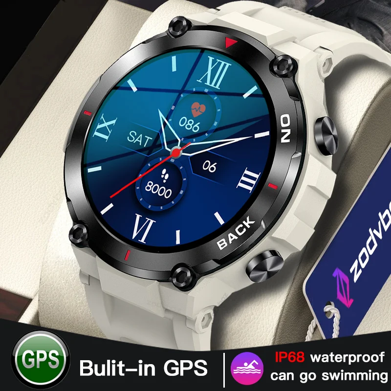 

GPS Smart Watch Men Outdoor Sport Bracelet Super Long Standby Health Watches Women IP68 Waterproof Smartwatch For Xiaomi Huawei