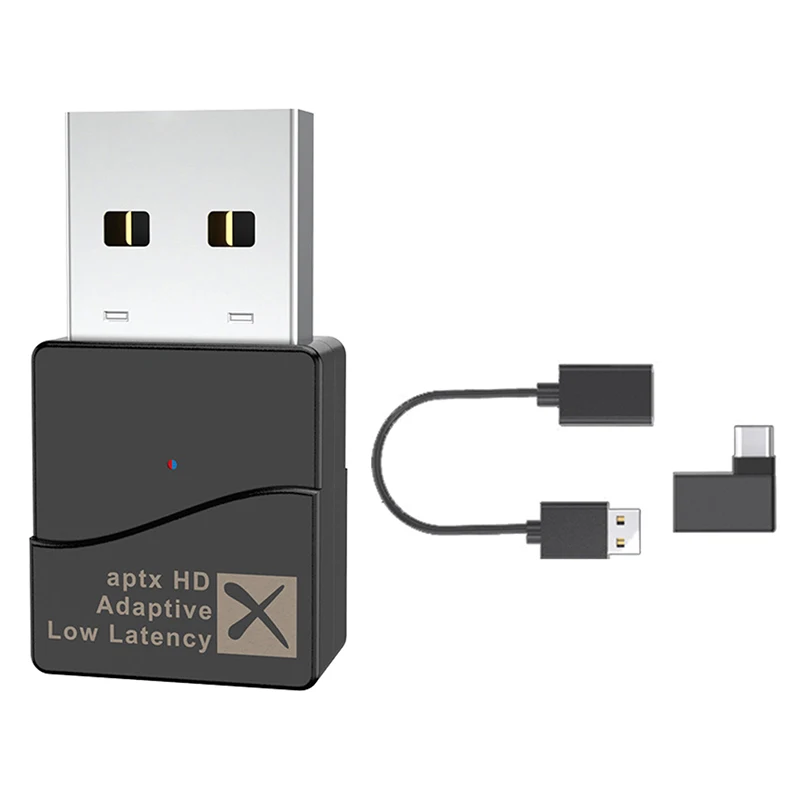 

Адаптивный Bluetooth-передатчик, аудиопередатчик USB 5,2, без драйвера, может свободно переключаться с адаптивным HD-кодом