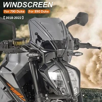 new motorcycle front fairing windscreen windshield fly wind deflector screen for 790 duke 890 duke 2018 2019 2020 2021 2022