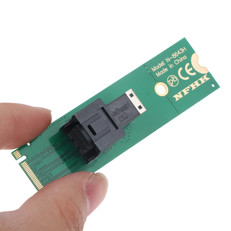 

Адаптер жесткого диска NVMe M.2 NGFF в SFF-8643 U.2 U.3, 1 шт.