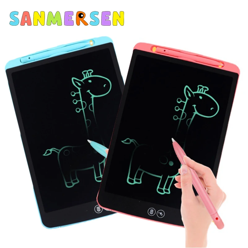 

12inch LCD Writing Tablet Montessorri Drawing Toys Digital Graphic Magic Painting Board Electronic Handwriting Pad for Children