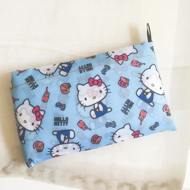 Sanrio Hellokitty миди кавайная новая оксфордская Складная Сумка-тоут Милая мультяшная