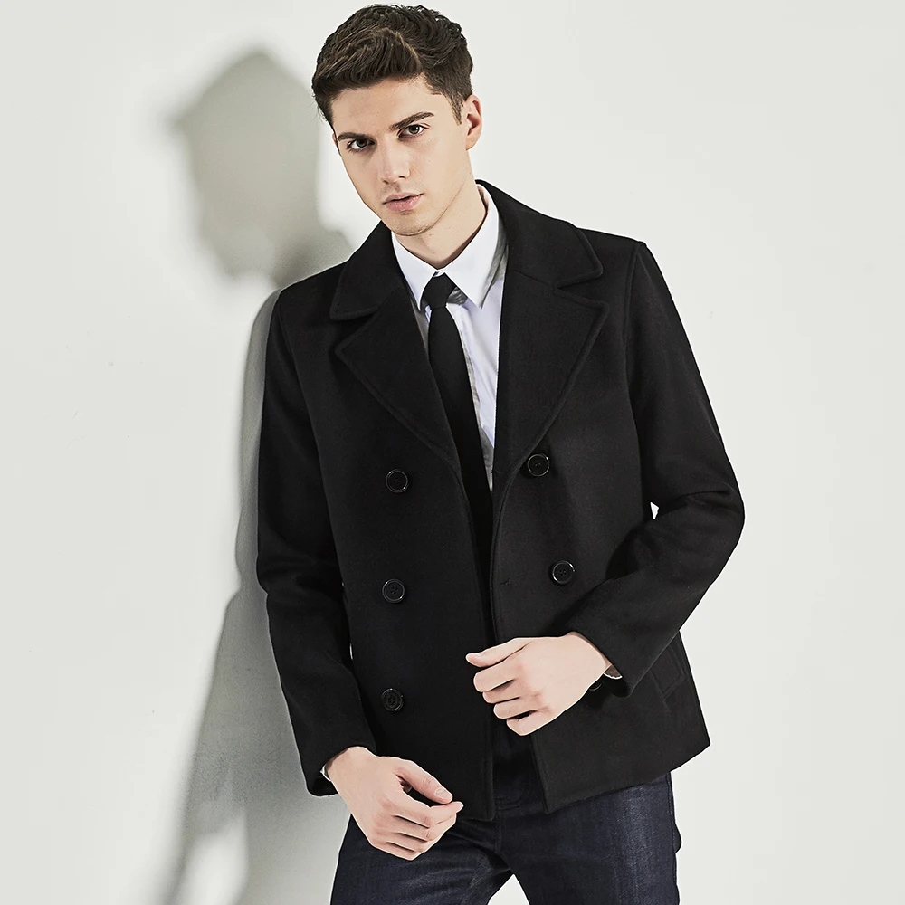 Youjieshi оригинальные товары короткое шерстяное пальто мужское модное повседневное