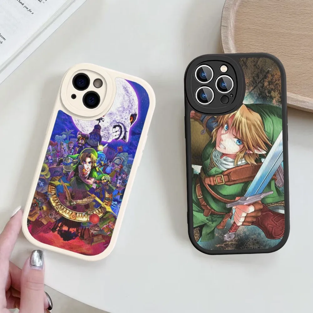 

Game L-Legend Of Z-Zeldas Phone Case Hard Leather For IPhone 14 13 12 Mini 11 14 Pro Max Xs X Xr 7 8 Plus Fundas