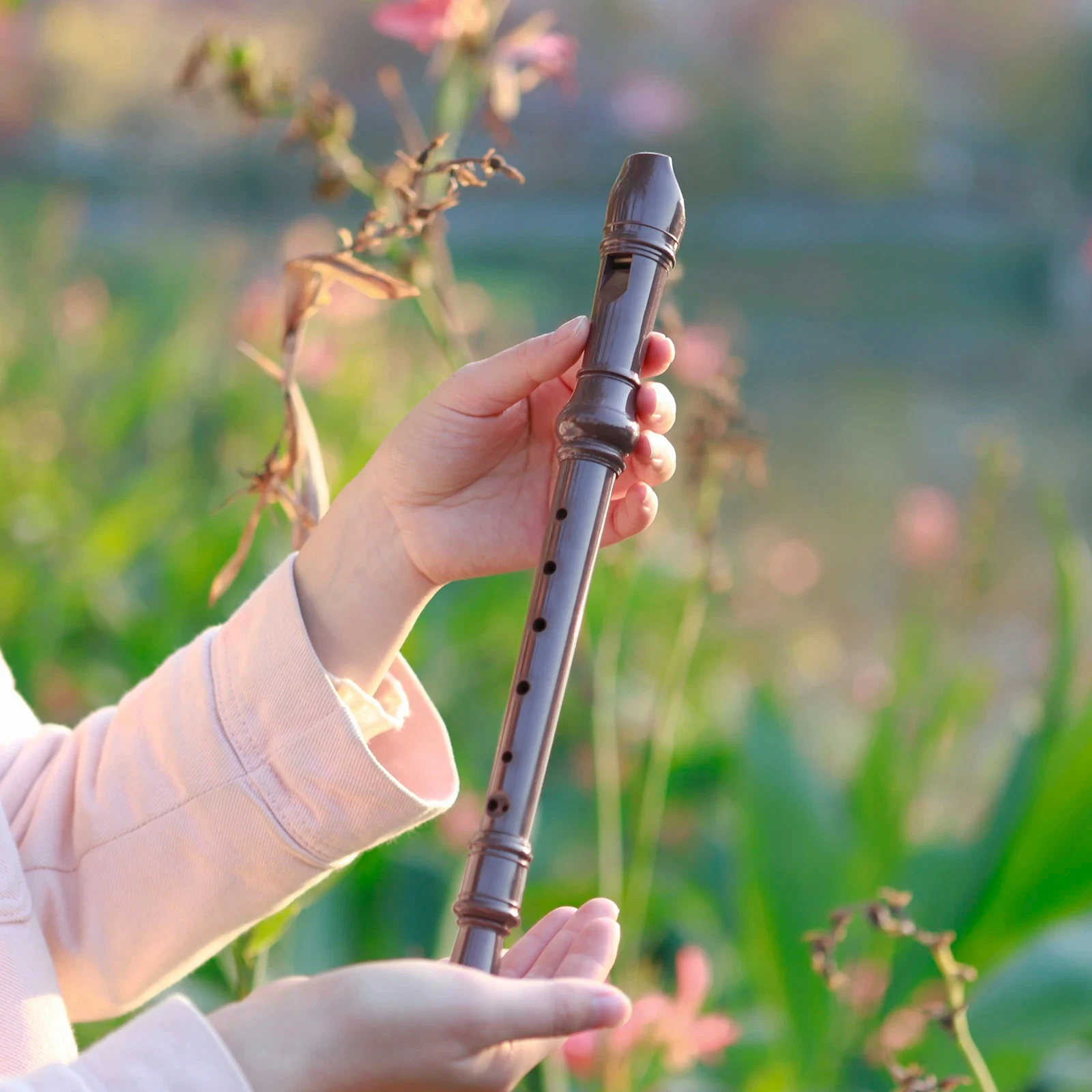 Кларнет С 8-отверстиями Длинная Флейта J32 Вертикальная Из АБС-пластика