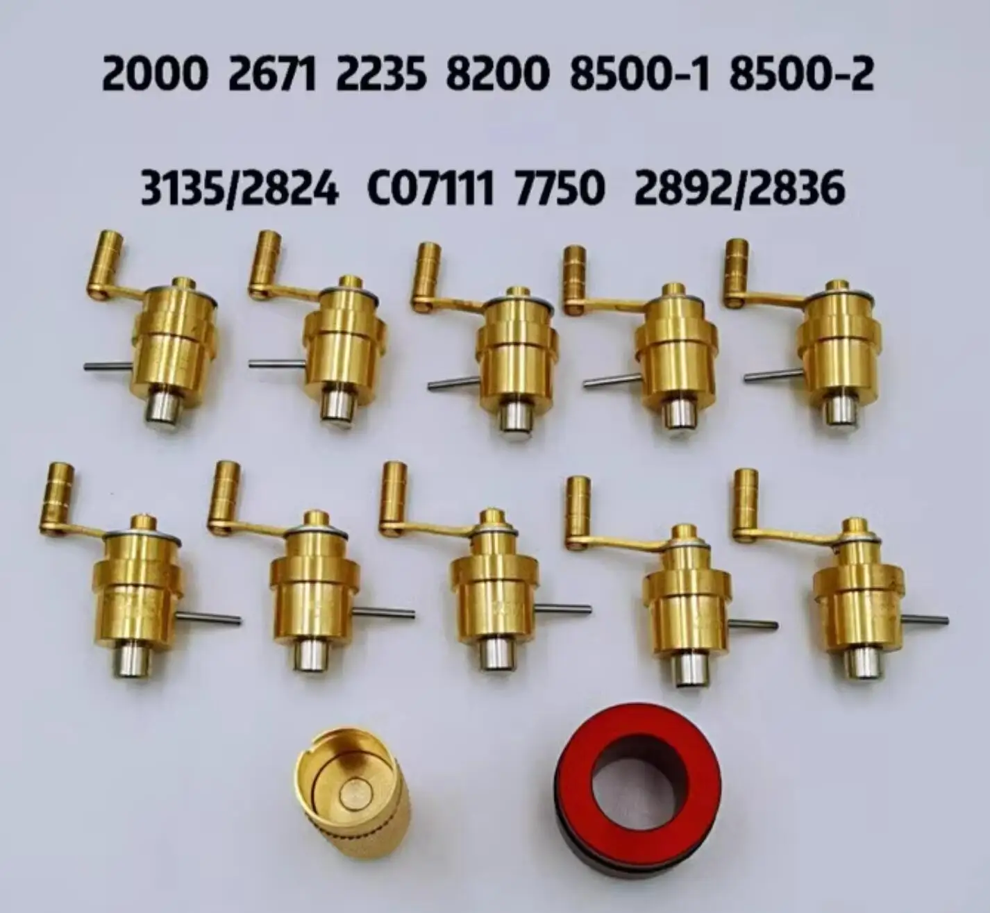 Ручной инструмент для намотки основных пружин часов 10 в 1 ETA 2824 3135 2892 7750 26710 2000 8500