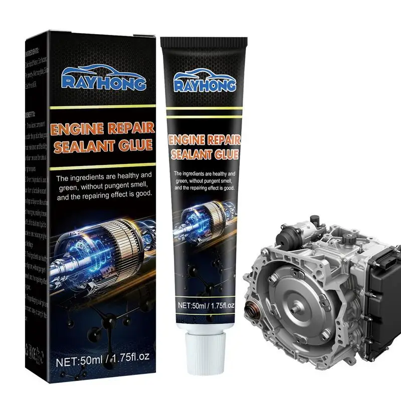 

Engine Block Sealant Oil Pan Silicone Sealant Fast Acid-Free Curing Sealant High Temp Sealant Home Withstands -50C To 300C