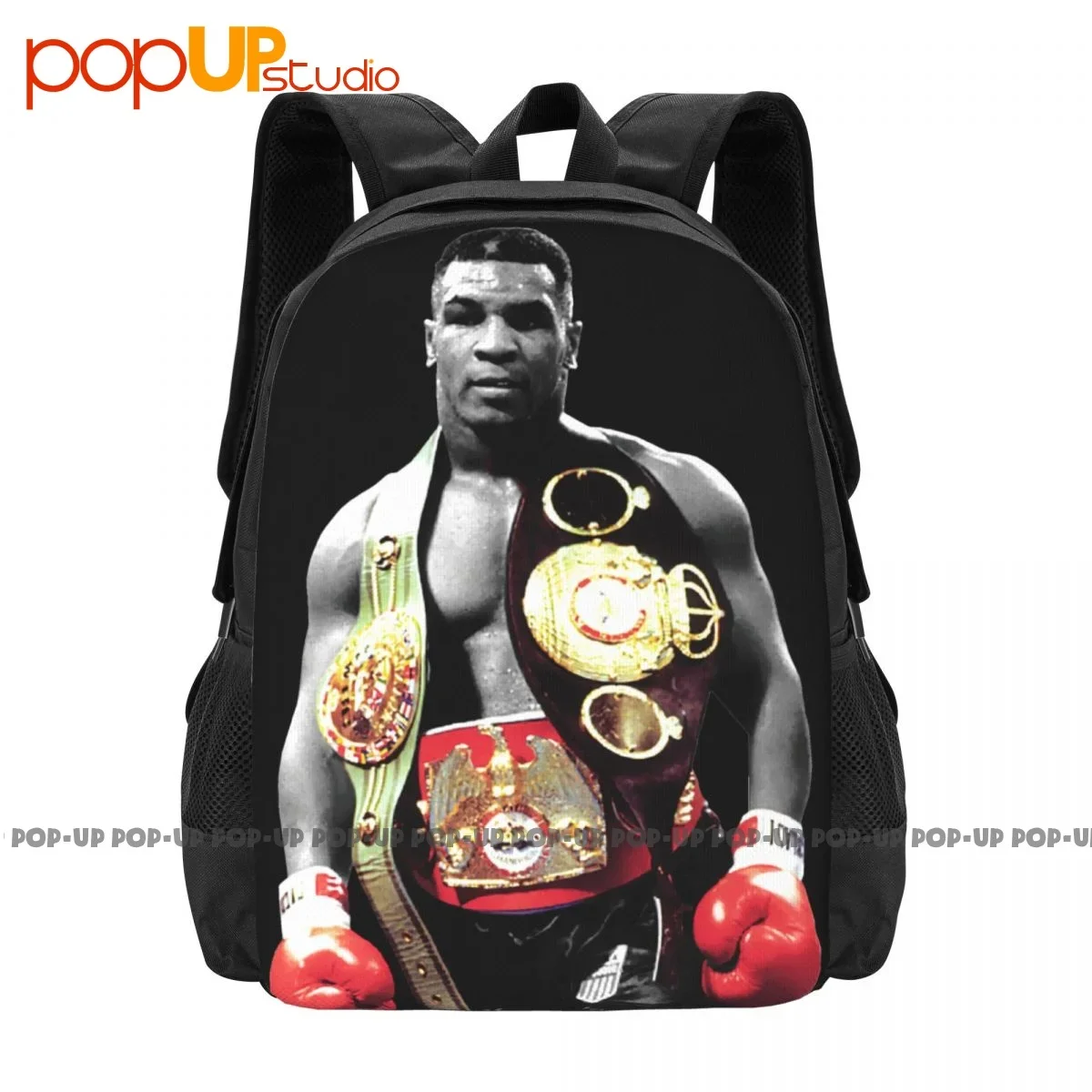 Фото The Champ Tyson Boxing Creed Хип-хоп Рэп Harajuku Legend Mike Рюкзак Большая вместительная складная сумка для покупок №1
