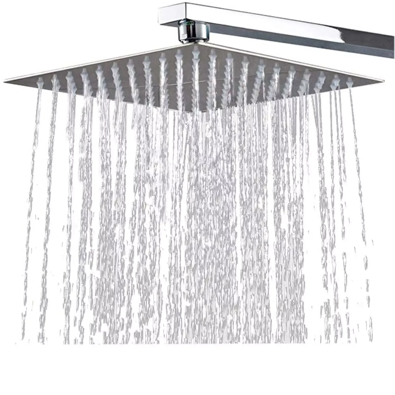 

8 inch shower head stainless steel shower head water saving bathroom rain Ajustable spa square handheld shower head