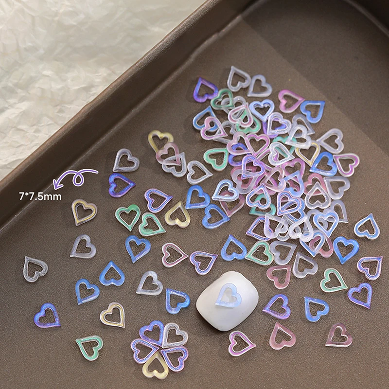 50 шт. декоративные матовые подвески для ногтей