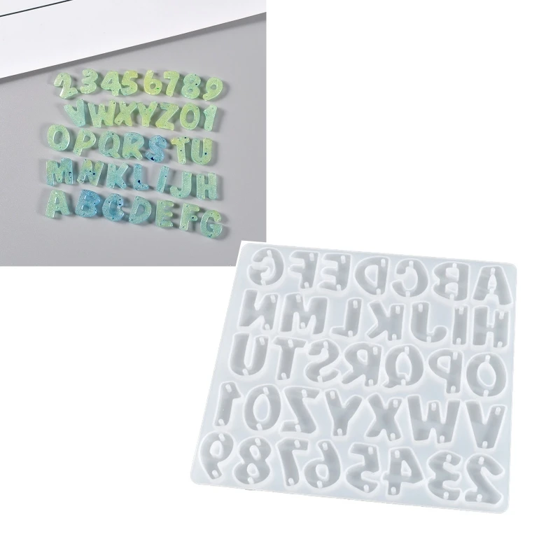 

Jewelry Casting Molds,Silicone Pendant Resin Molds with Hanging Hole, Jewelry Making DIY Craft Tools