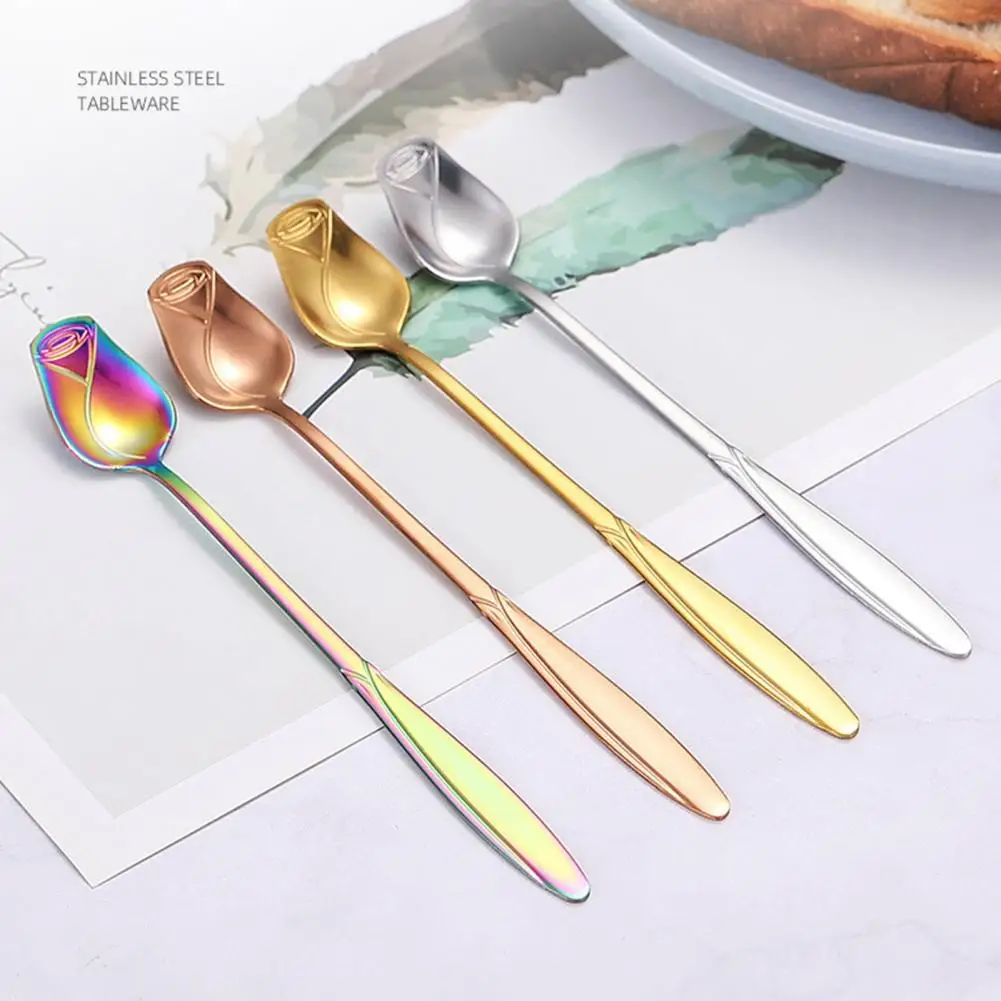 

Столовая ложка, Надежная удобная ложка для перемешивания кофе и молока, кухонные принадлежности для смешивания вина