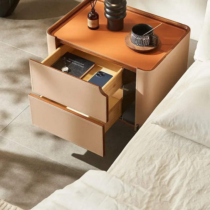 y do kawy Szafy sypialni Stolik nocny Dodatkowa komoda Wąskie drewno Śliczne skandynawskie Nachttisch Otwarte meble przechowywania Ordinarys