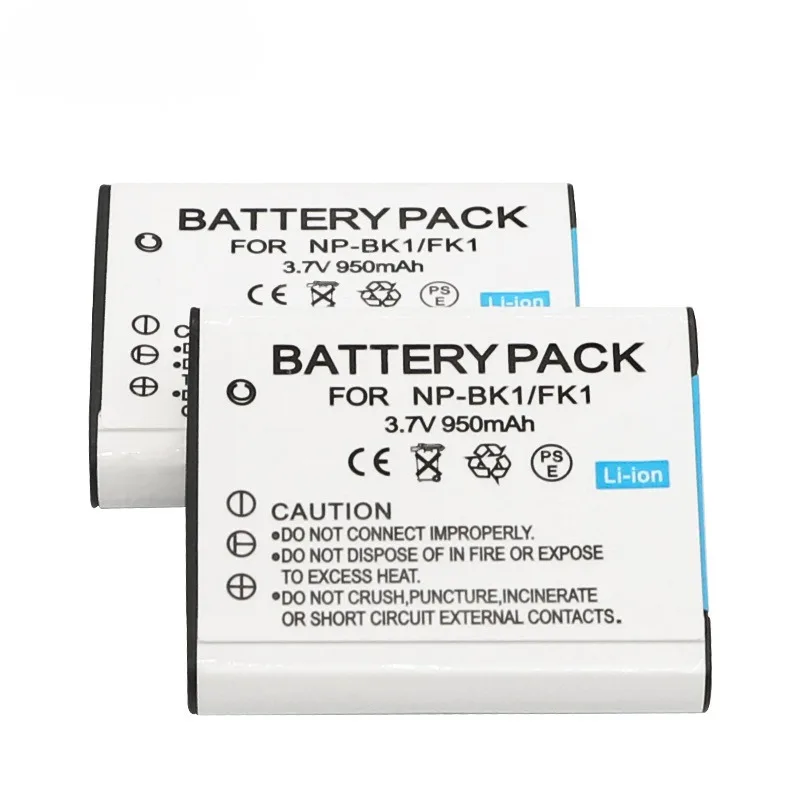 Фото NP-BK1/FK1 Battery 3.7V 950mAh Rechargeable Batteries and Charger for Sony DSC S750 S780 S950 S980 W190 W180 Camera Battery №4
