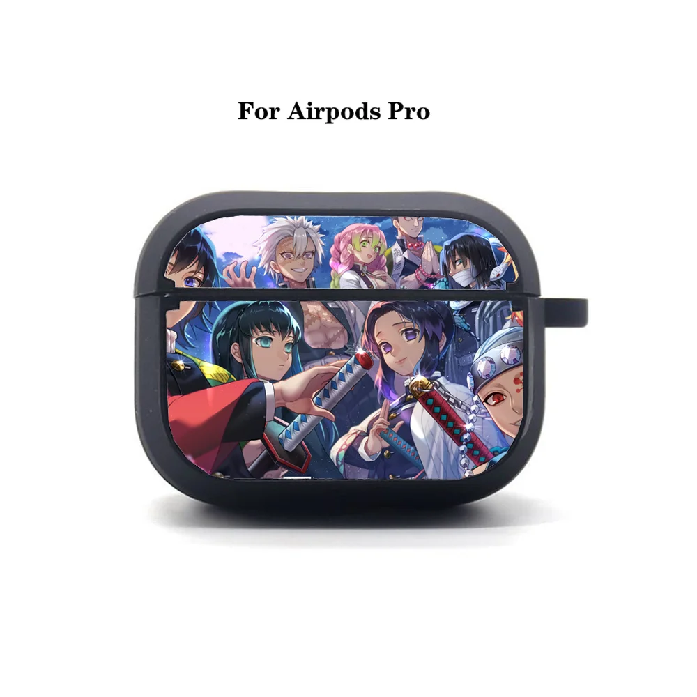 

Anime Demon Slayer AirPods Pro case Cover Apple AirPods Pro Earphone bag Silicone Airpods Bluetooth Earphone Case