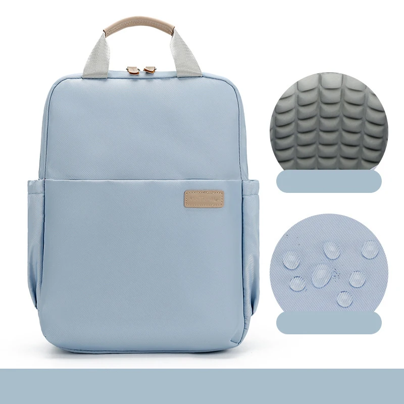 

Waterproof Nylon Laptop Backpack Solid Color Women Backpacks Ultra-light Laptop Simple School Bags for Students Girls Mochilas