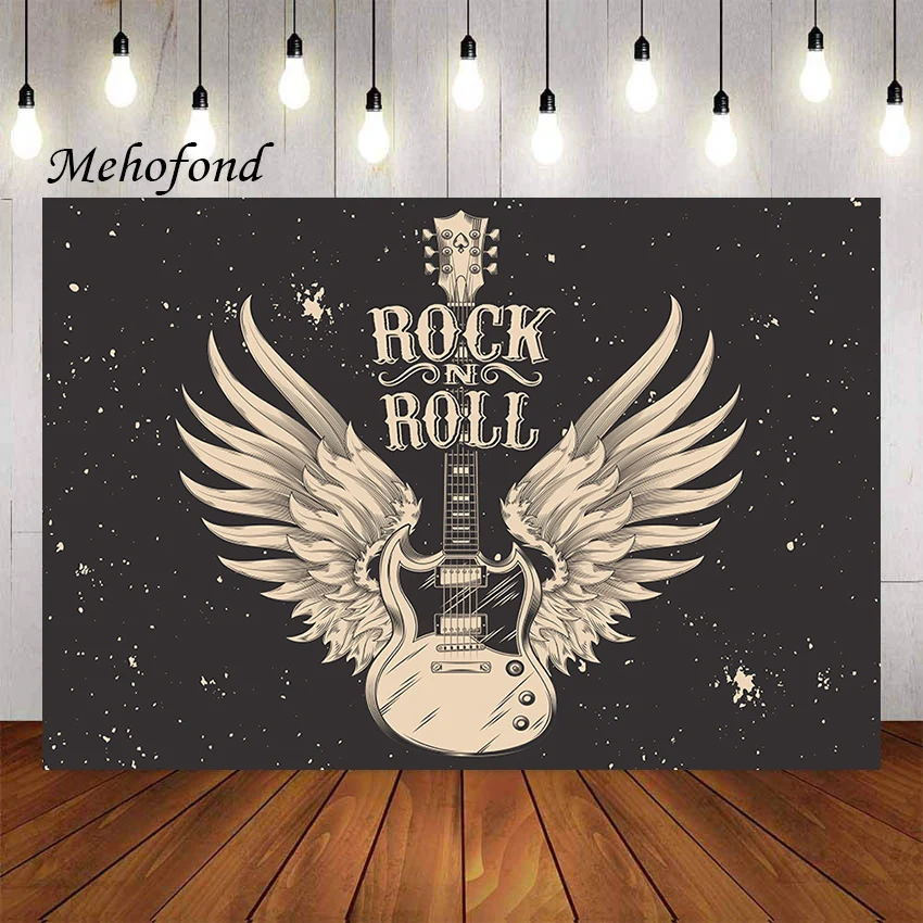 

Фон для фотографий Mehofond 1950-х годов рок-н-ролл рок звезда гитара музыка День Рождения Декор фоны фотостудия баннер