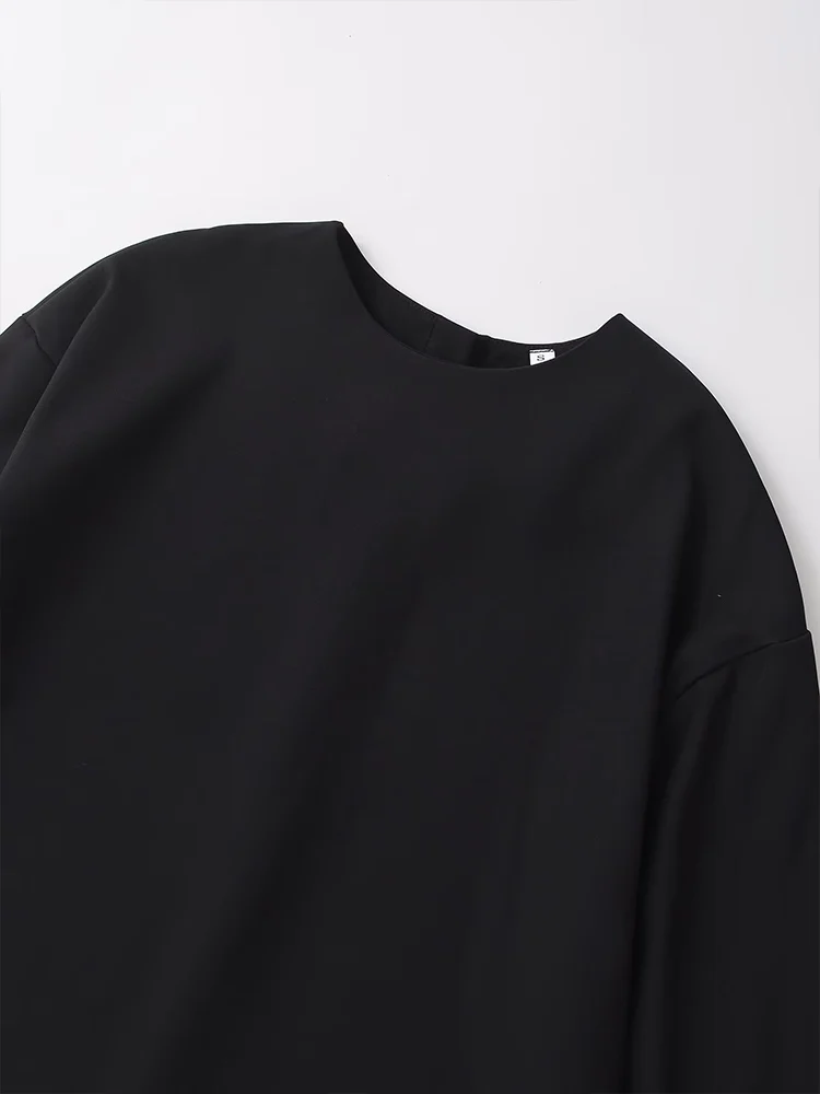 Новинка Осень 2024 Женская модная универсальная драпированная рубашка с бантом в