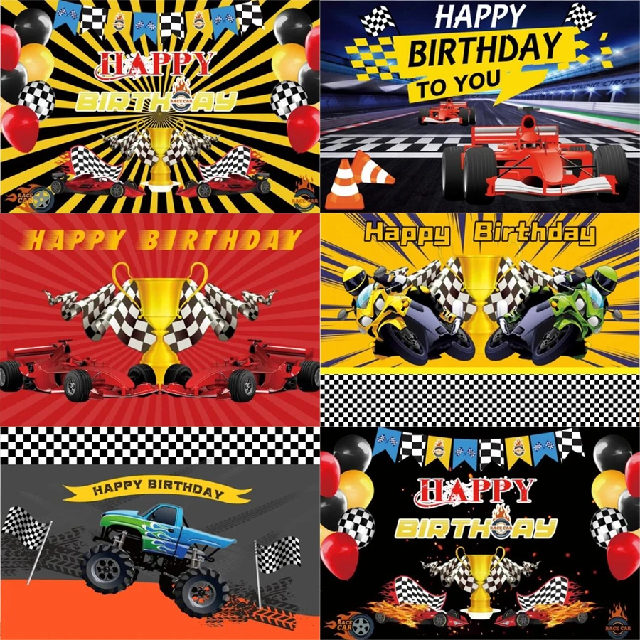 

Боксерский гоночный автомобиль матч фотография Фон детский душ День рождения украшение фотосессия фон постер для фотостудии