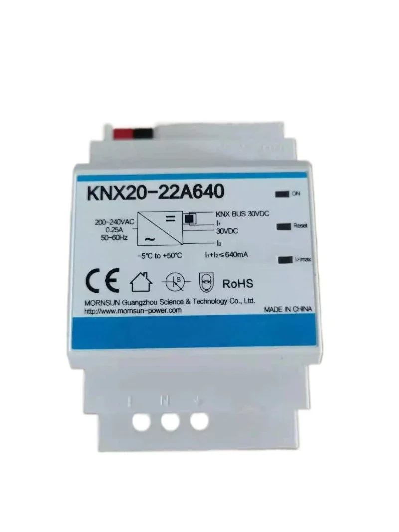 KNX20-22A640 AC-DC Блок питания шины KNX 19 2 Вт 30 В 640 мА Изоляция 4 кВ