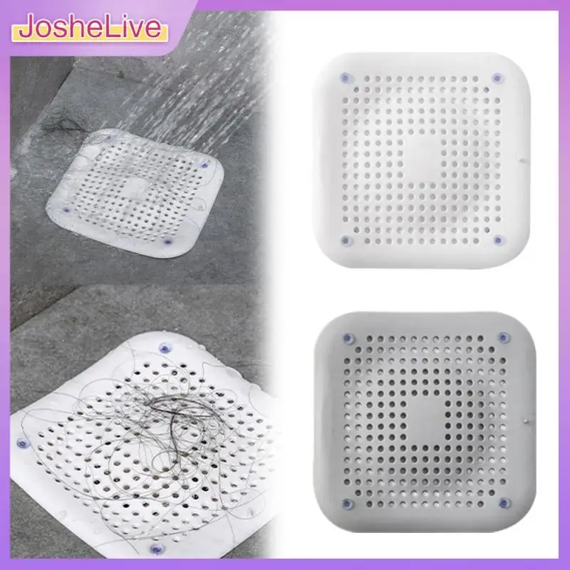 

Floor Drain Cover Not Easily Deformed Grey Filter Soft And Smooth Anti-clogging Hair Filter Sink Kitchen Sink Accessories Tpr