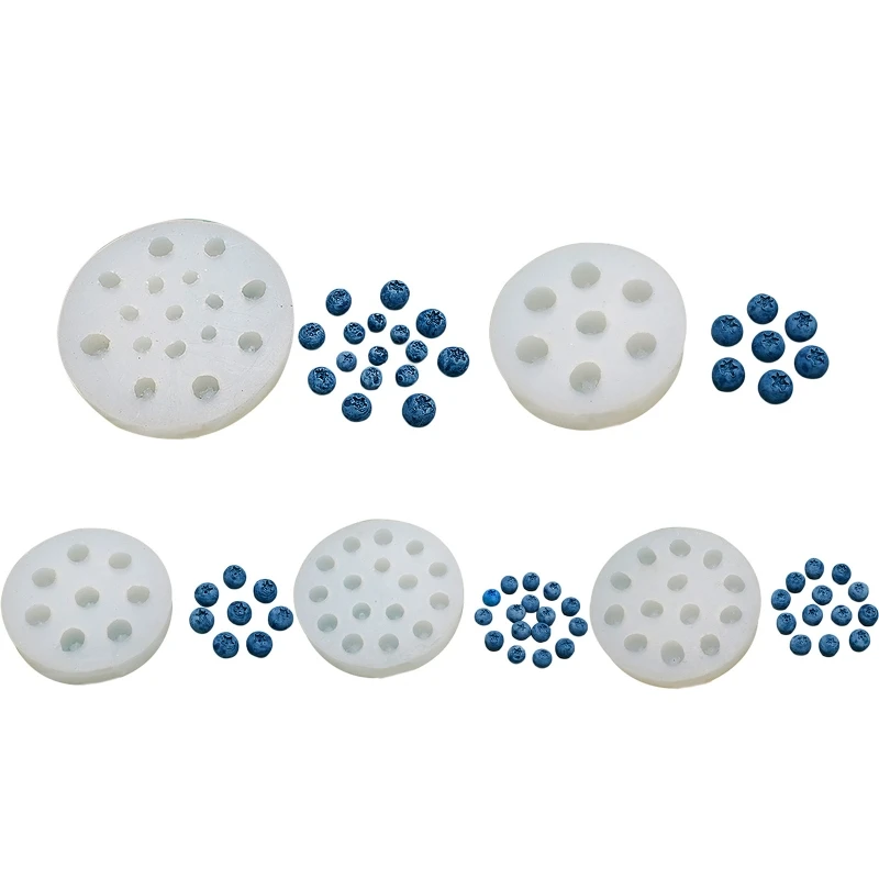 

Silicone Fondant Moulds Chocolate Molds Blueberry Shape DIY Reusable Baking Accessories Baking Tools for Cake Decoration new