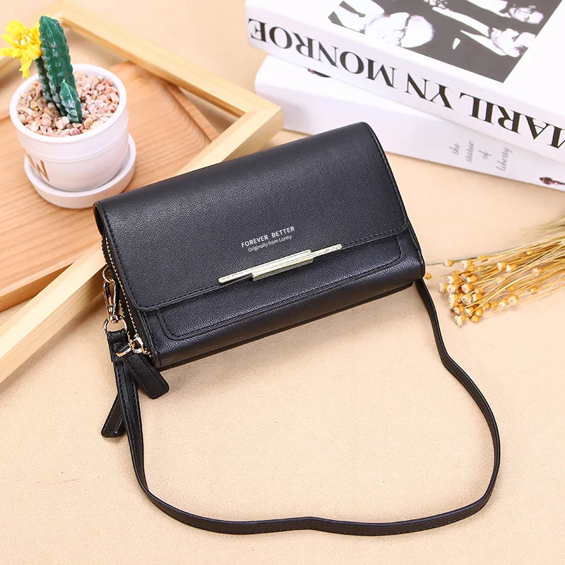 

New Women Pu Leather Handbags Female Multifunctional Large Capacity Shoulder Bags Fashion Crossbody Bags for Ladies Phone Purse