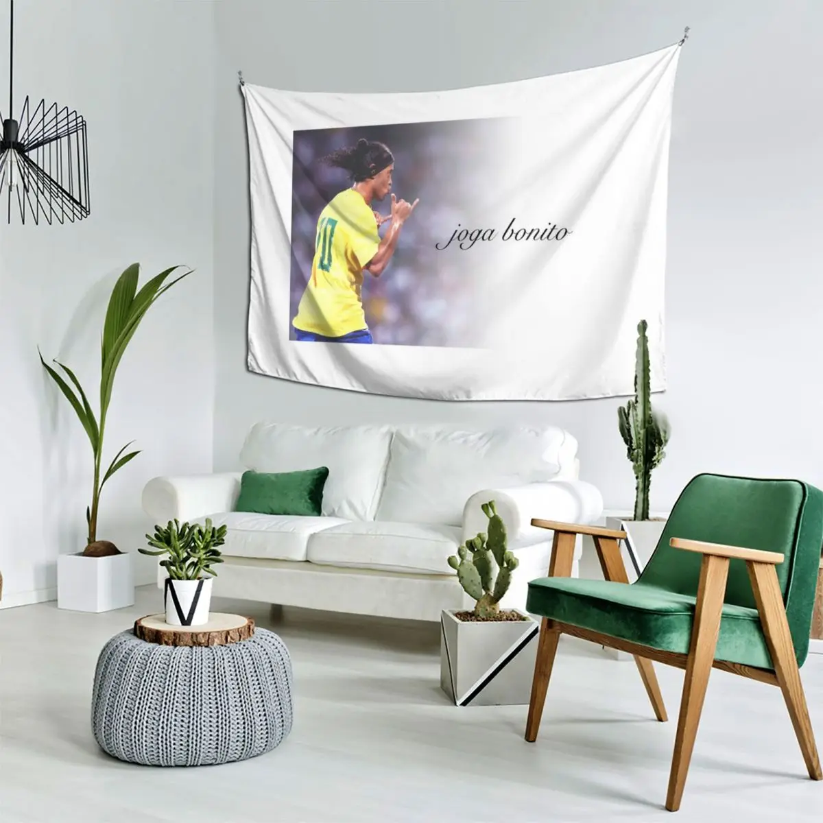 Ronaldinho Joga Bonito Гобелен из полиэстера