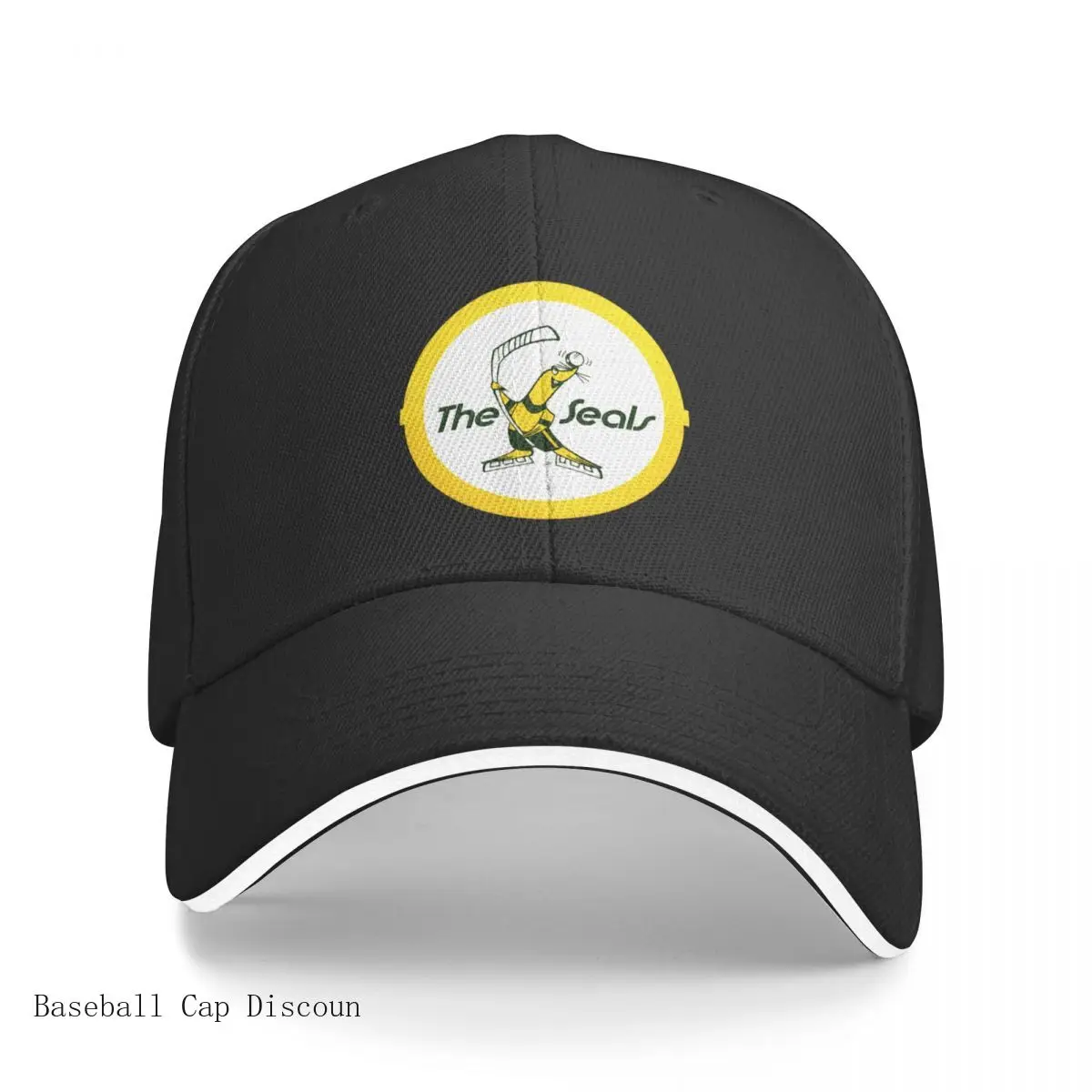 

Best Columbus Golden Seals logo Baseball Cap Snapback Cap fashionable Sunhat Women's Hat 2023 Men's
