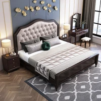light luxury muebles 1 5 leather soft wrap modern minimalist master bedroom cherry wood 1 8m storage bed zc908