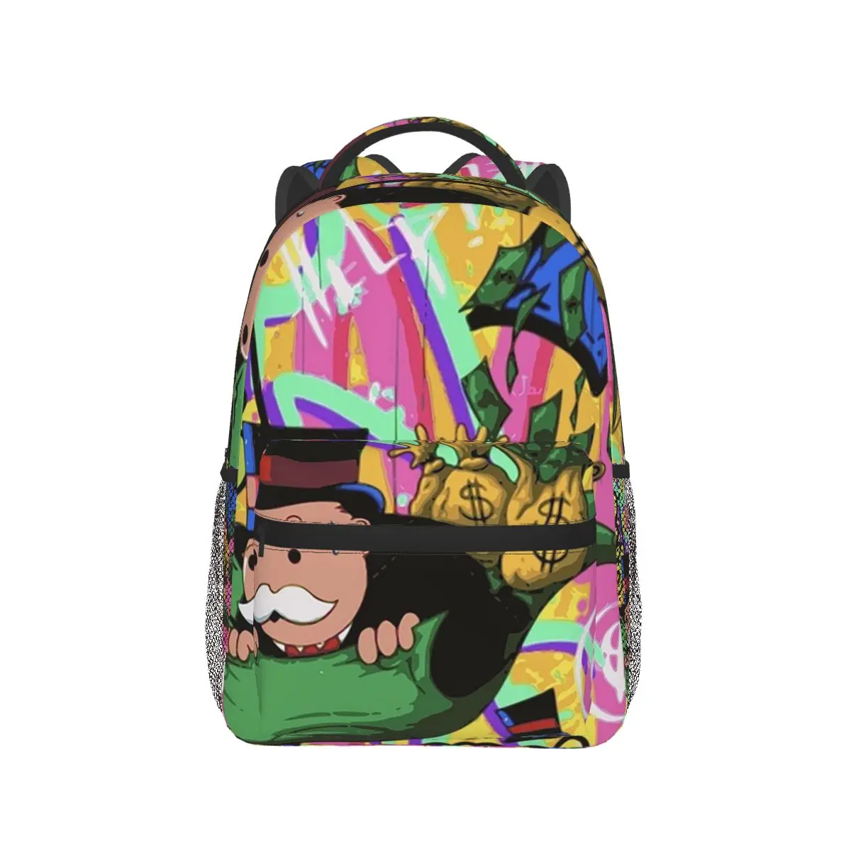 Монополия мужские деньги рюкзак для книг мальчиков и девочек школьные сумки