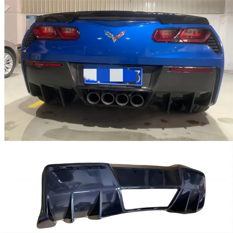 Автомобильный спойлер из углеродного волокна для Chevrolet Corvette C7 Z06 2012 -2018