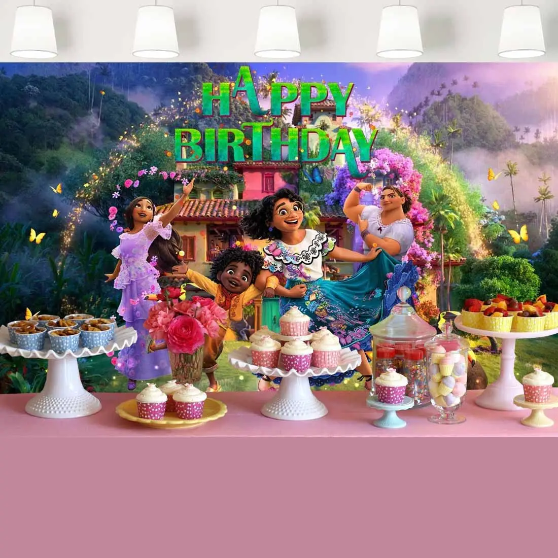 Тематический Декор для вечевечерние НКИ в стиле Диснея баннер девичьей